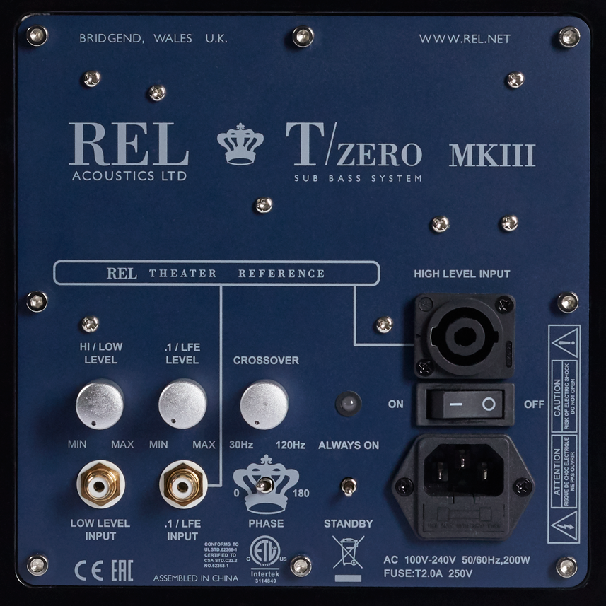 REL Acoustics Tzero MKIII Powered Subwoofer –